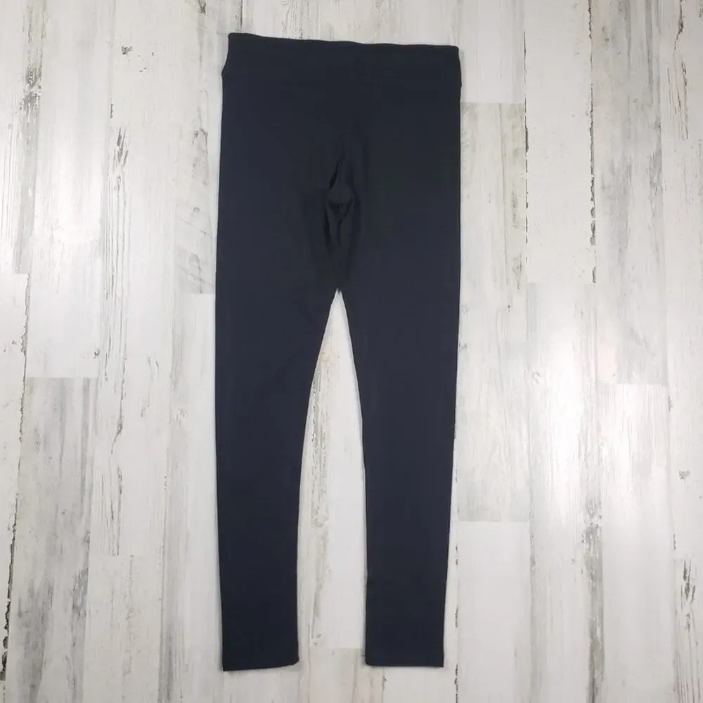 NWT Sunfrog Solid Black Full Length Leggings Women's Size Small